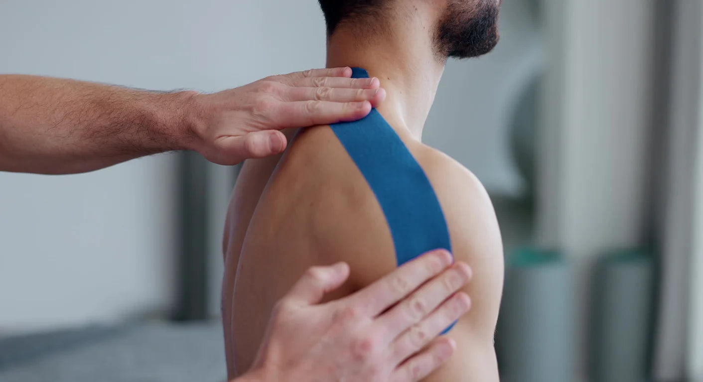 TrionTotte K Tape Application on Shoulder