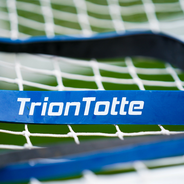 TrionTotte Power Band on a Goal Post net