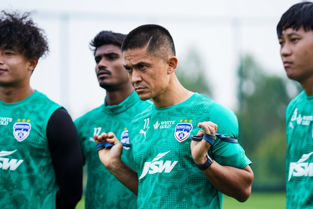 Sunil Chhetri Using TrionTotte Power Band